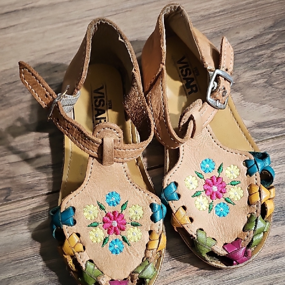 Women's Floral Tan Sandals